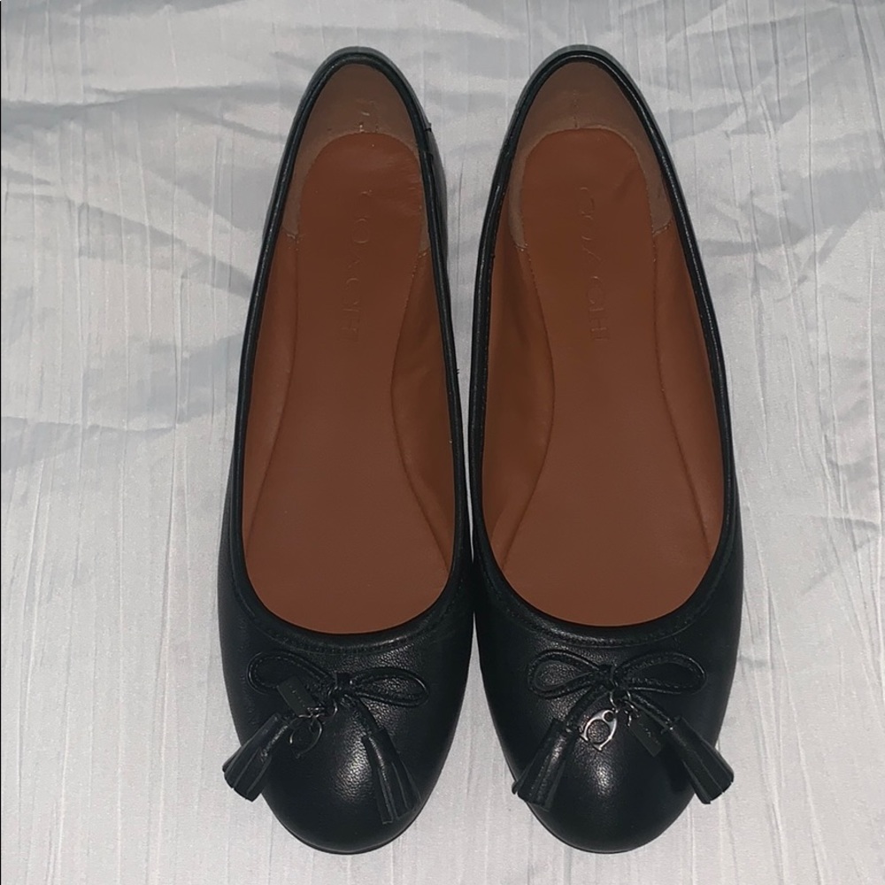 Worn once - Like New Coach Flats